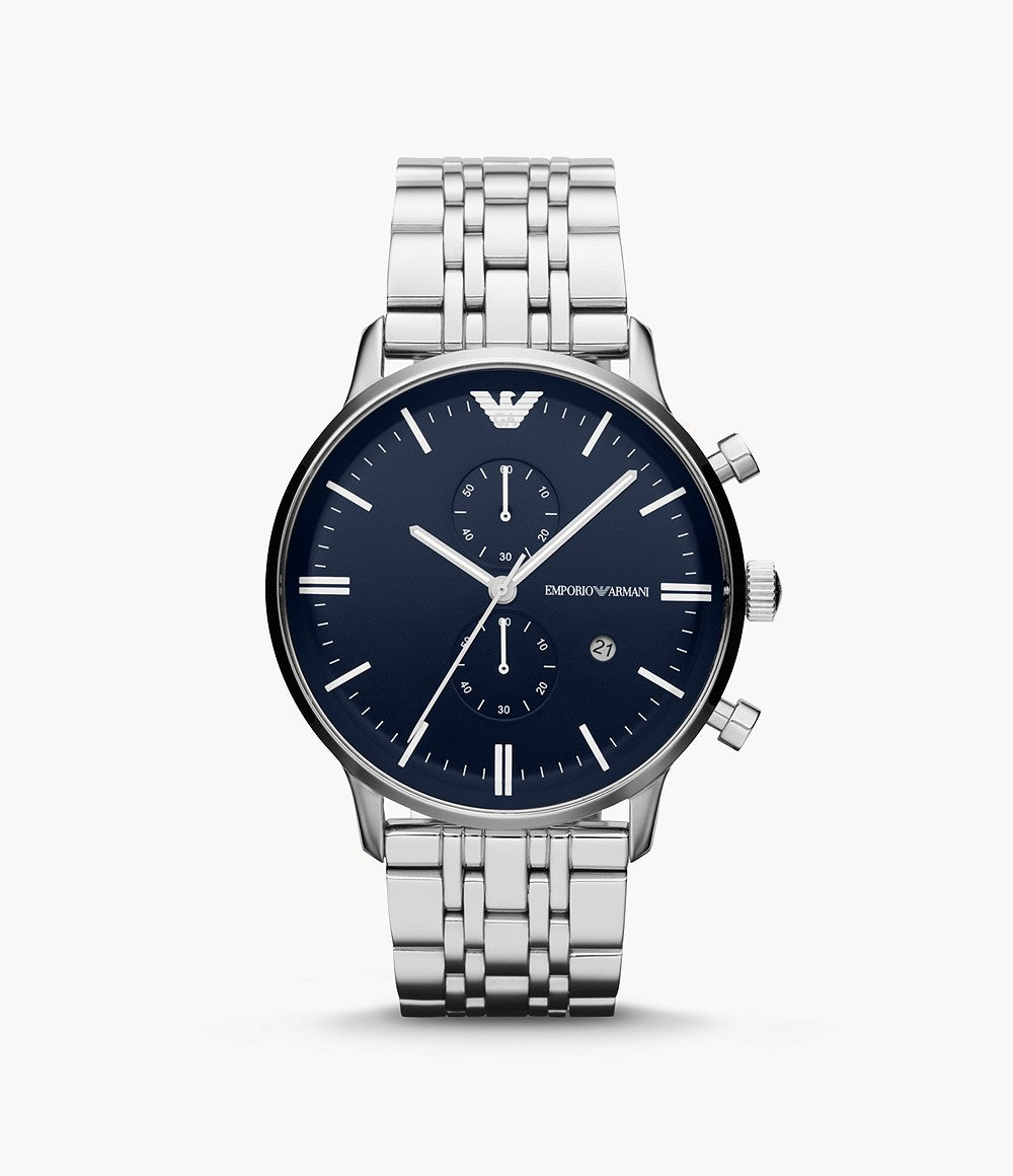 Emporio Armani AR1648 Men's Two-Hand Stainless Steel Watch Emporio Armani AR1648 Men's Two-Hand Stainless Steel Watch